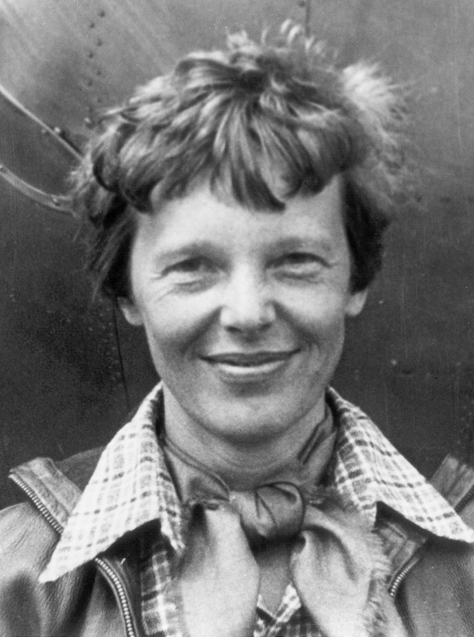 Photograph of pilot Amelia Earhart