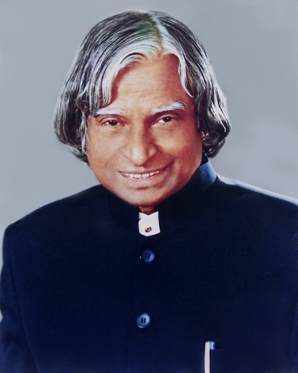 Portrait photograph of A.P.J. Abdul Kalam