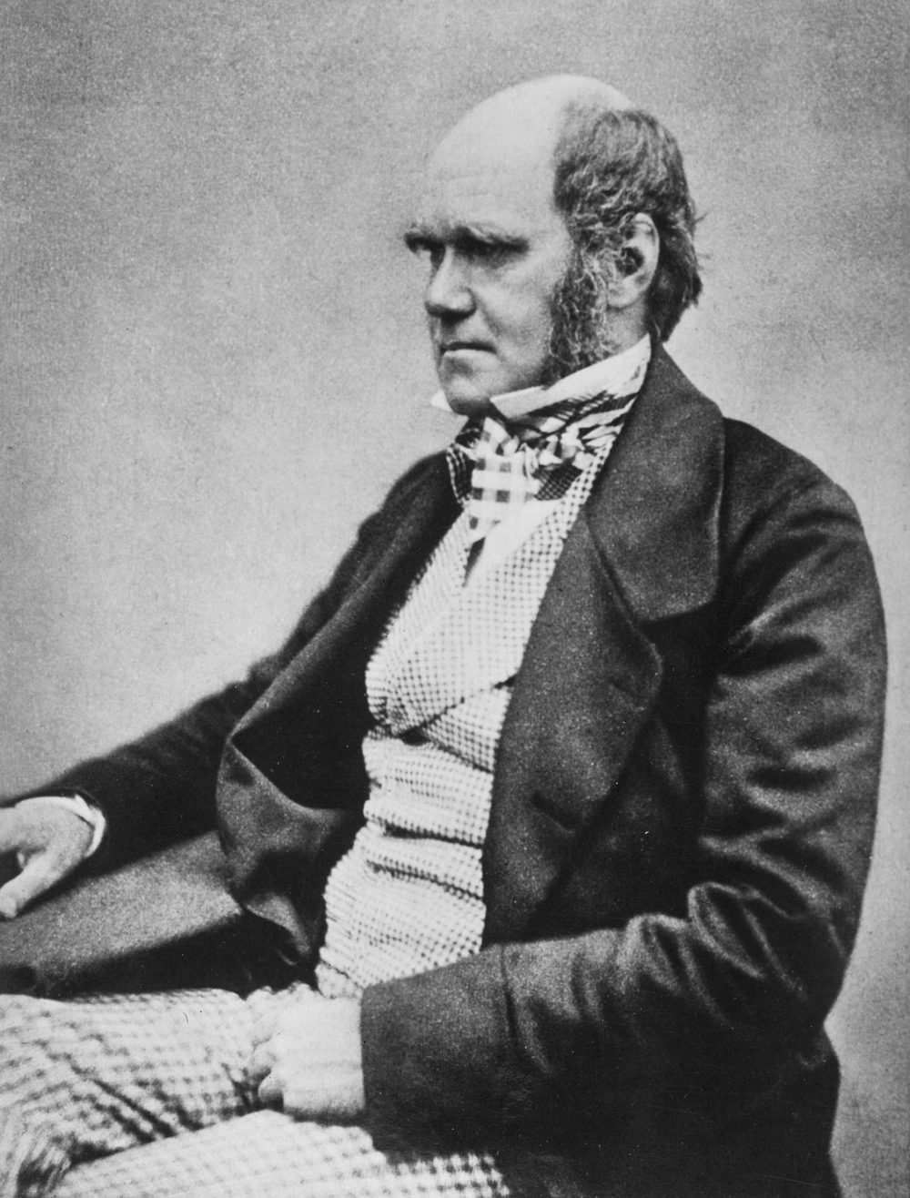 Portrait photograph of Charles Darwin