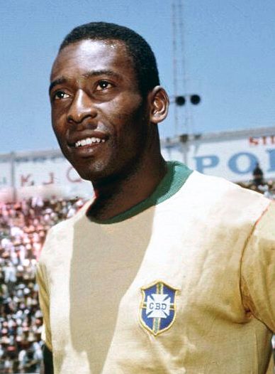 Photograph of the soccer player Pelé