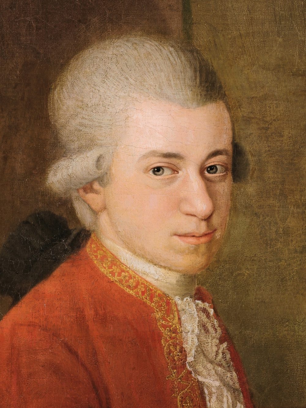 Portrait painting of Wolfgang Amadeus Mozart