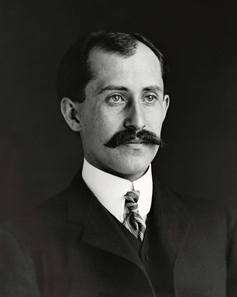 Photograph of aviation pioneers the Wright Brothers