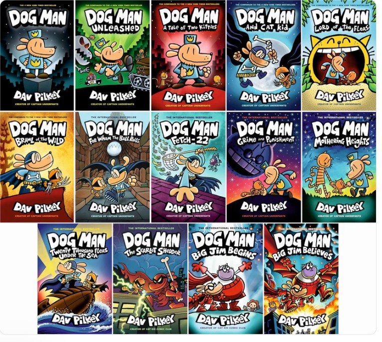 All 14 Dog Man books by Dav Pilkey โ from Dog Man to Big Jim Believes